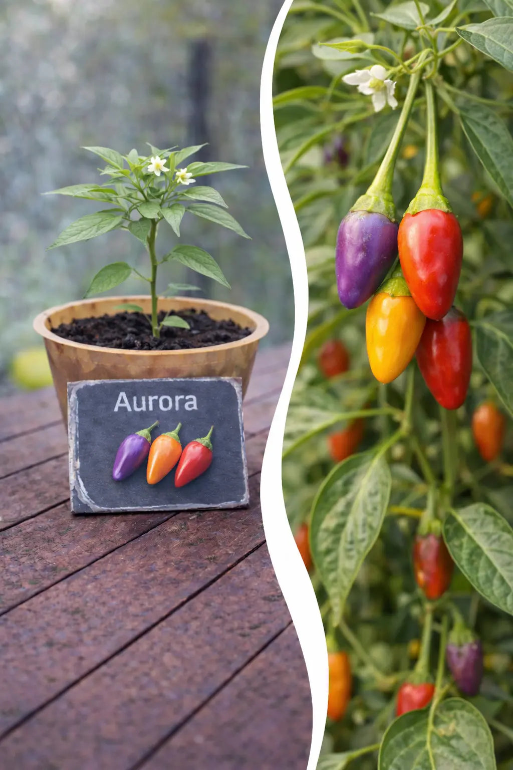 Jungpflanze Chili - Aurora