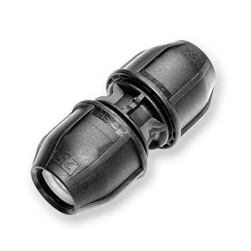PE Kupplung 25mm x 25mm Betriebsdruck 16 Bar zur Verbindung von PE-Rohren 25-D