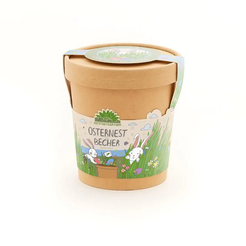 Osternest aus dem Becher Die Stadtgärtner