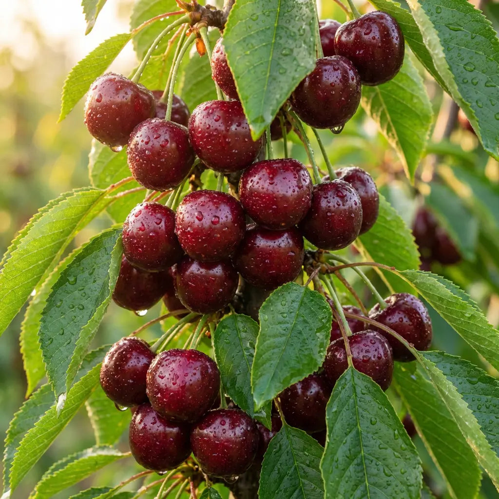 Säulenkirschen 2er Set Sylvia und Viktoria Süßkirschen | 80-120 cm - Pille Gartenwelt