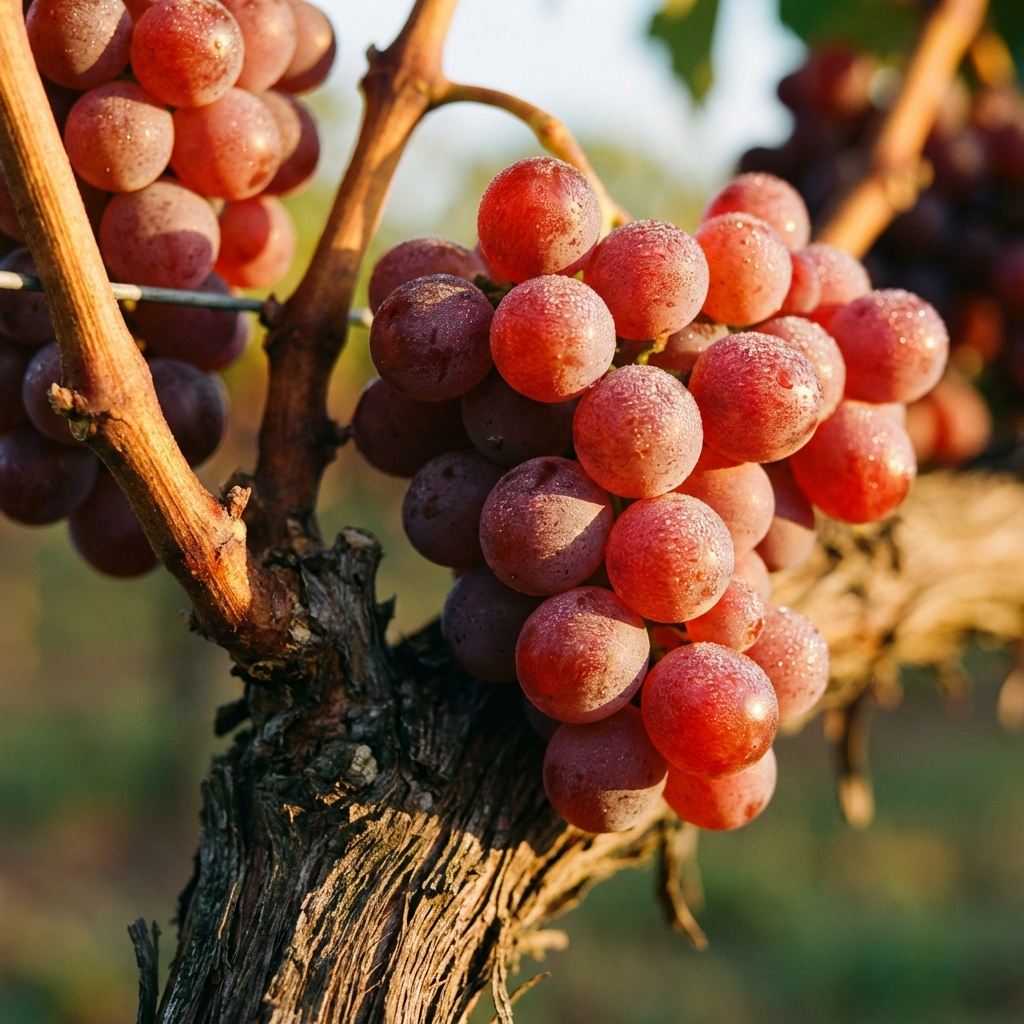 2er Set Weintrauben kernlos Suffolk Red Souvenir Pflanzen Weintraube 60-100 cm