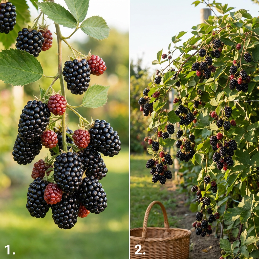 Brombeere 30-40 cm Lieferhöhe 2-Liter-Ecktopf