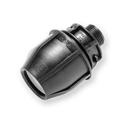 PE Verschraubung AG 32mm x 1 Zoll zur Verbindung von PE-Rohren 32-H