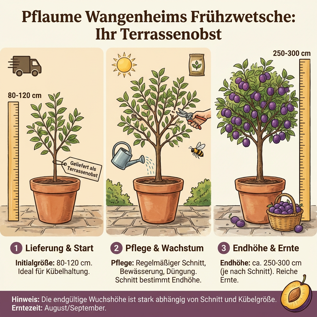 Wangenheims Frühzwetsche – Terrassenobst oder Busch (sehr früh)