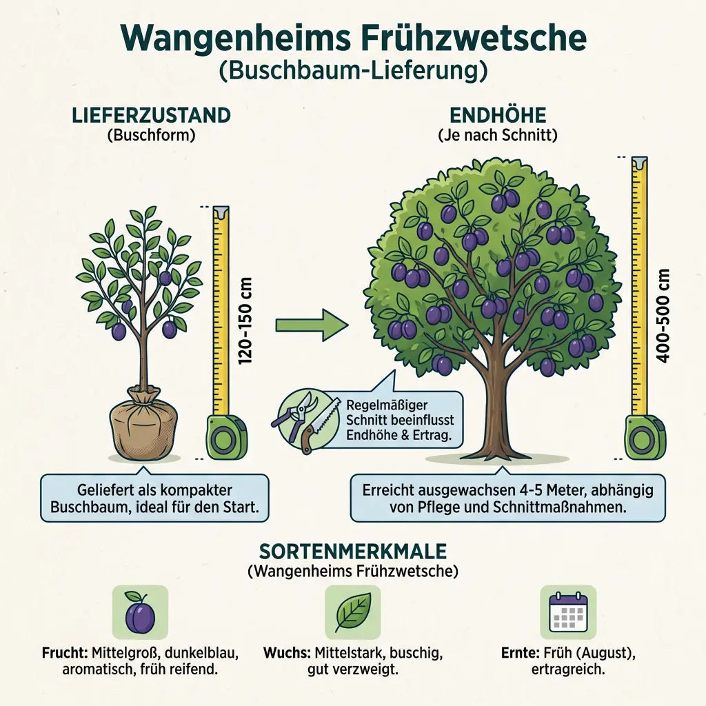 Wangenheims Frühzwetsche – Terrassenobst oder Busch (sehr früh) Pille Gartenwelt