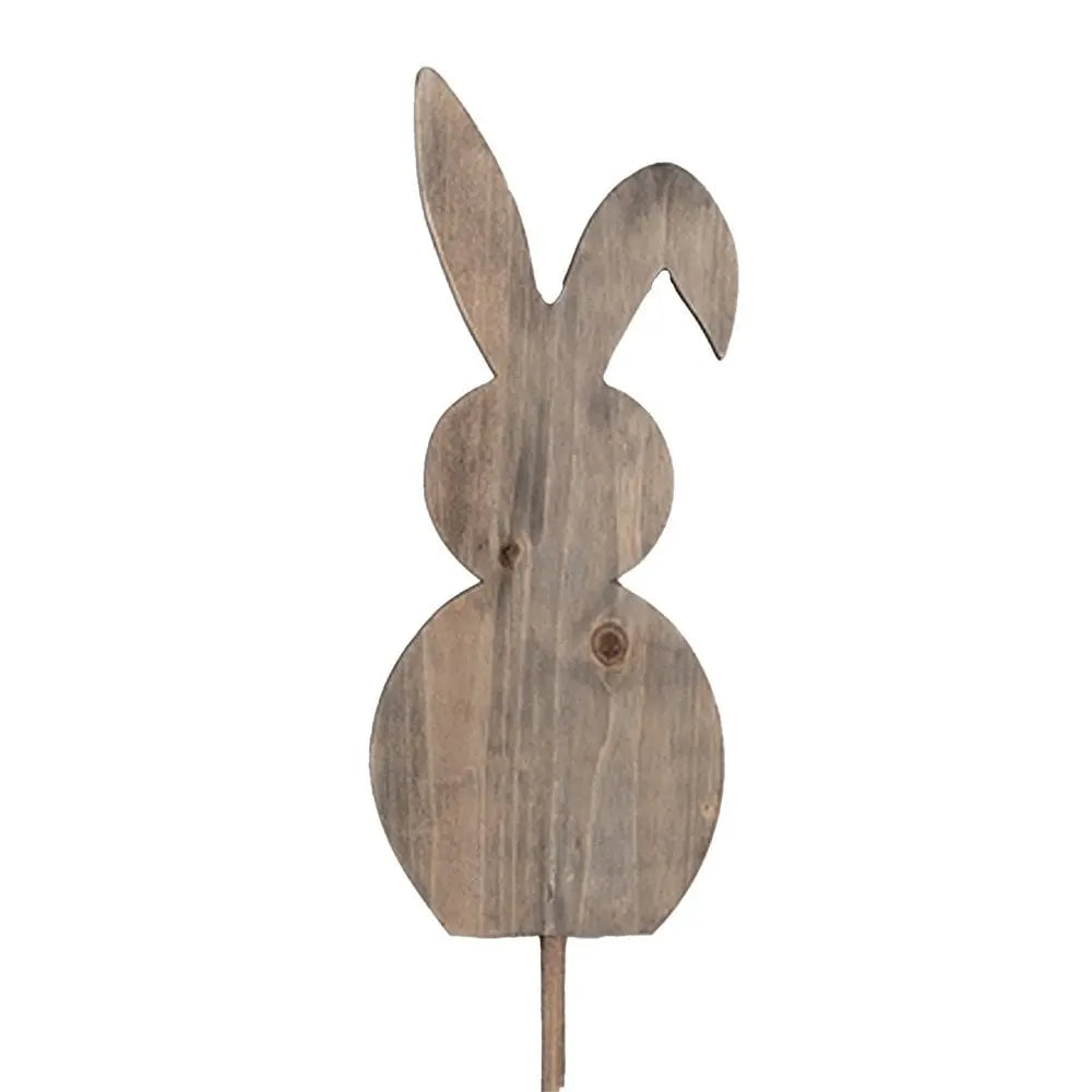 Pflanzenstecker Hase 15x1x100 cm Clayre & Eef.