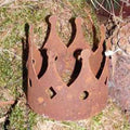 Edelrost Deko Krone – Metall Krone Vintage, 5 Größen (7–22 cm) - Pille Gartenwelt