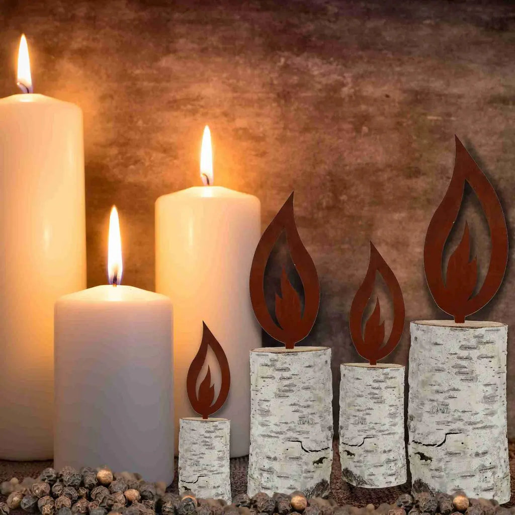 Edelrost Metall Flamme Rostikal