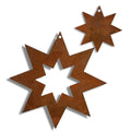 Edelrost Weihnachtsstern Set zum Hängen oder Gartenstecker 15 cm - Pille Gartenwelt