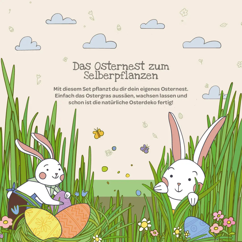 Osternest aus dem Becher Die Stadtgärtner