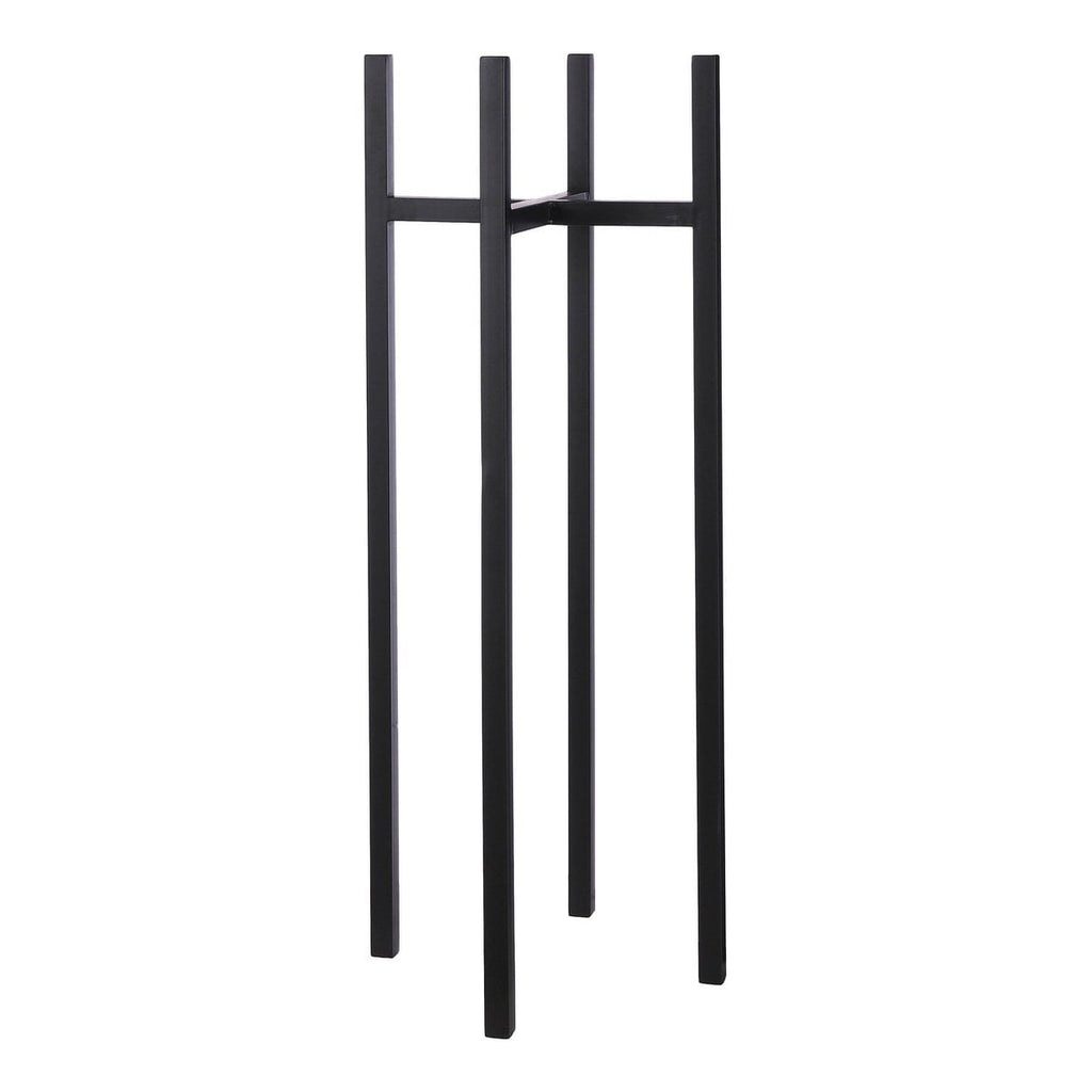 Ascot Pflanzenständer XL 95 cm in Schwarz – Gesamtansicht