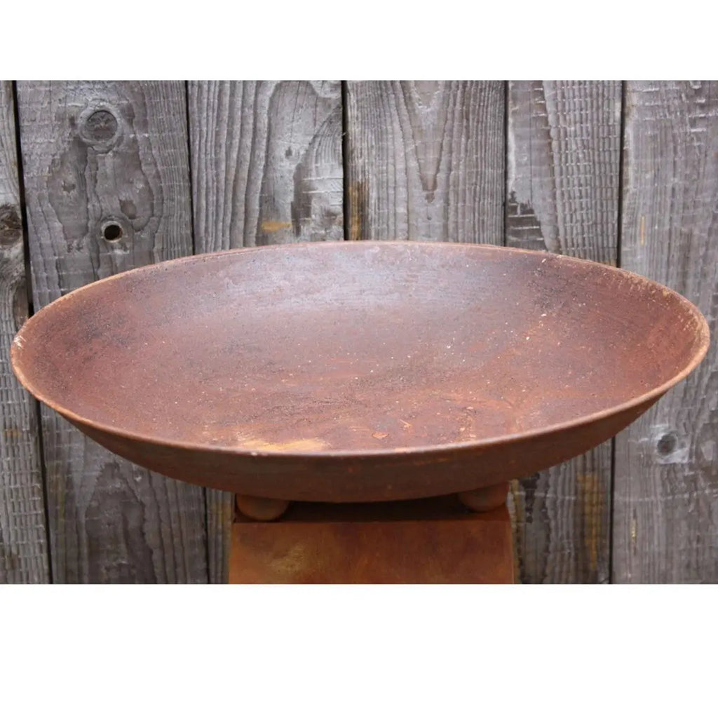 Rostige Pflanzschale Ø 47 cm aus Metall – mit Ablaufloch - Pille Gartenwelt