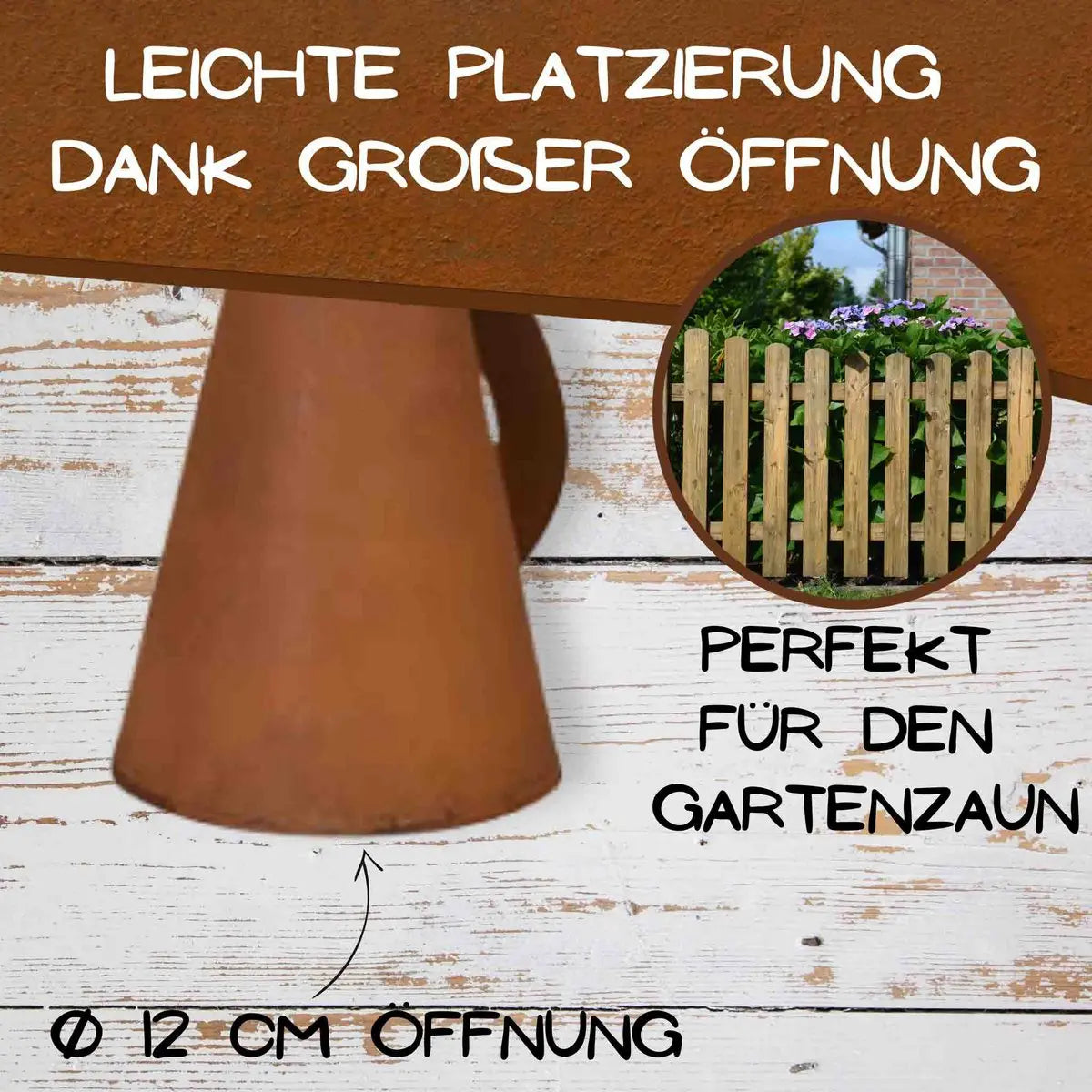 Edelrost Katzen Pfostenhocker – Rostfigur Katze für Zaun & Mauer, 33 cm - Pille Gartenwelt