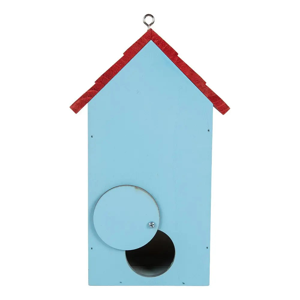 Clayre & Eef. Vogelhaus 15x10x22 cm blaues Holz Clayre & Eef.