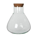Emily Glasvorratstopf mit Korkdeckel 32 cm – recyceltes Glas von Mica - Pille Gartenwelt