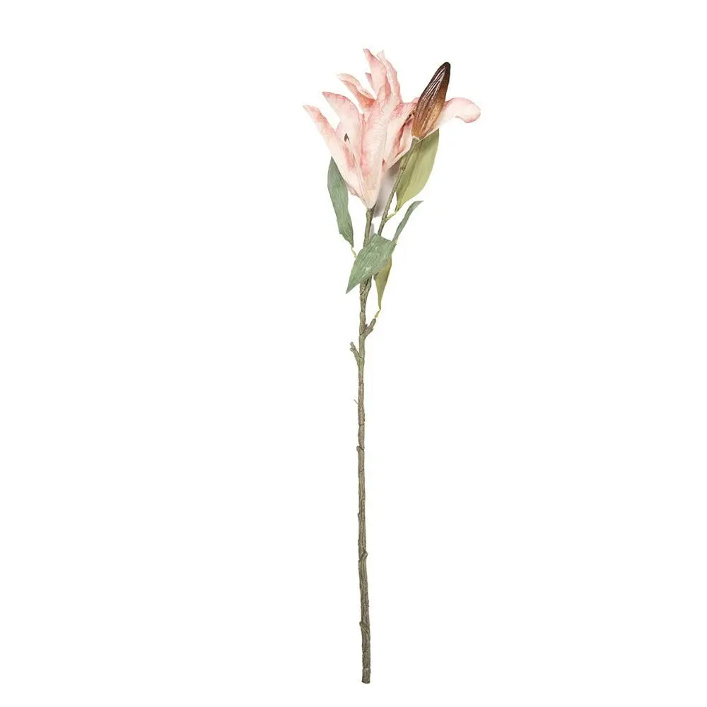 Künstliche Blume 88 cm rosa Kunststoff Clayre & Eef.