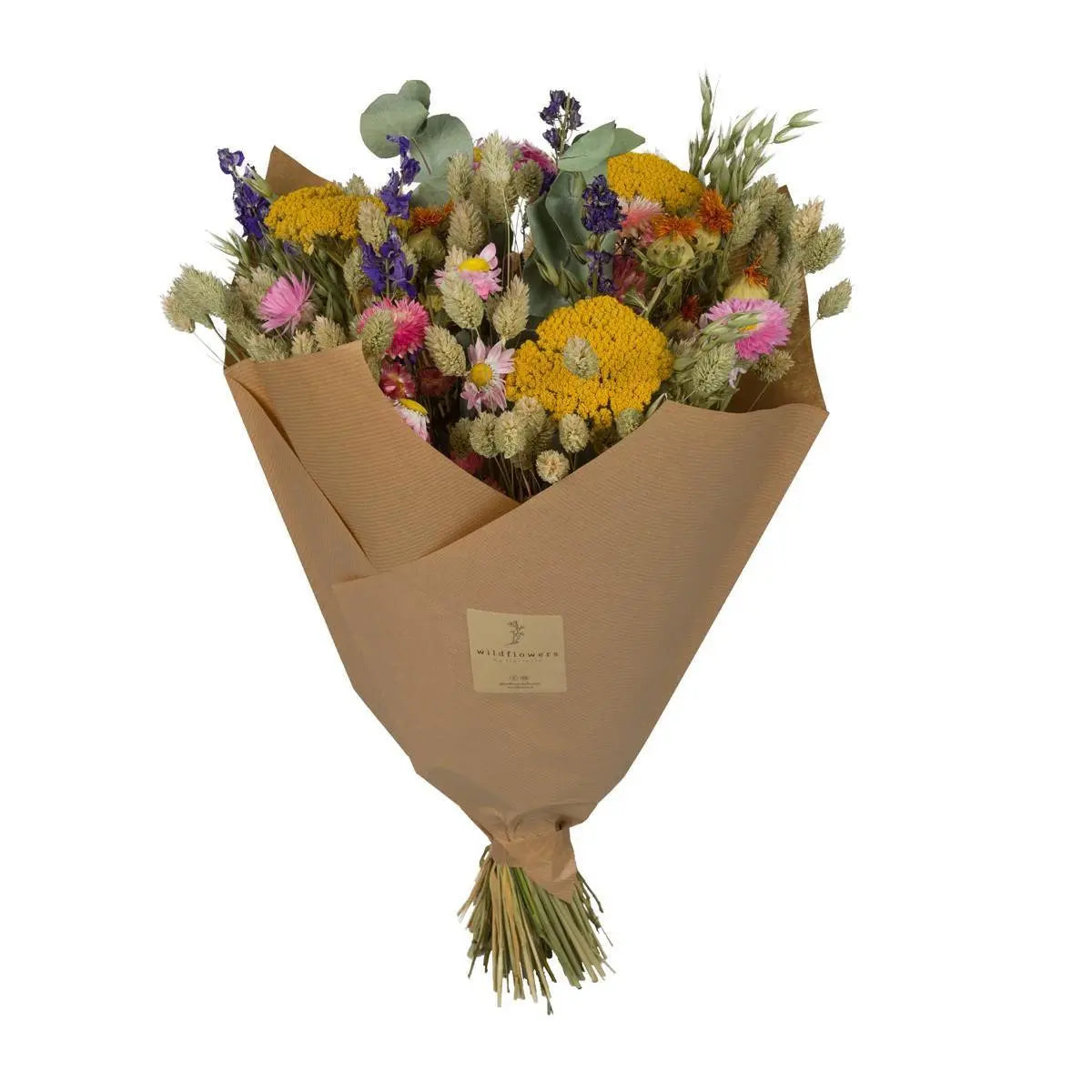 Trockenblumen – Klassischer Blumenstrauß – Mehrfarbig – 4 Blumensträuße – ↕60 cm MEERgroothandel Planten