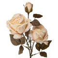 Künstliche Blume Rose 70 cm Weißer Kunststoff Clayre & Eef.
