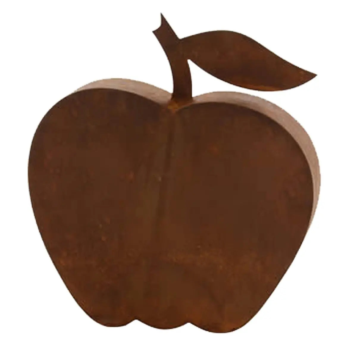 Edelrost Deko Apfel aus Metall – 3D Obstfigur 32 cm Vintage - Pille Gartenwelt