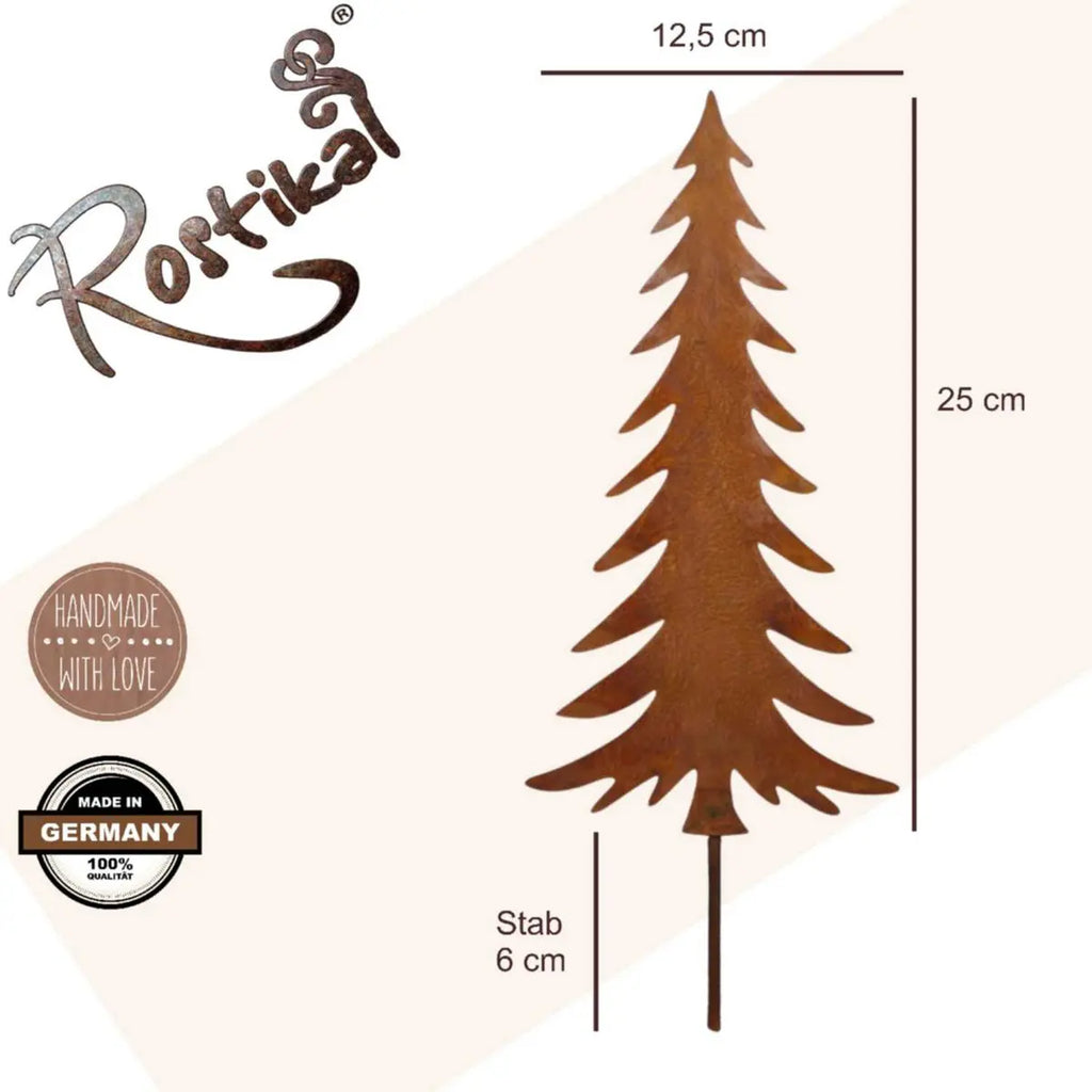 Christmas Edelrost Weihnachtsdeko Tannenbaum | zum Stecken Rostikal