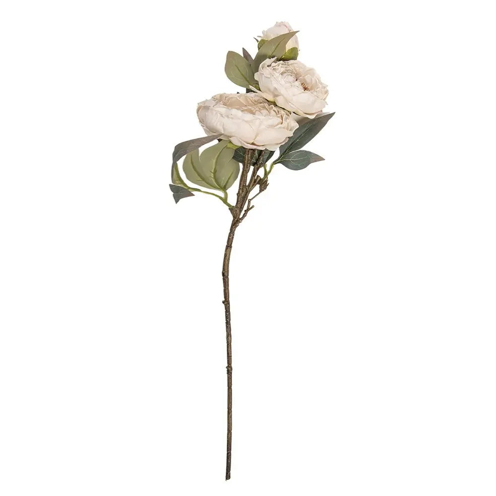 Künstliche Blume 72 cm weißer Kunststoff Clayre & Eef.