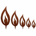 Edelrost Metall Flamme Rostikal