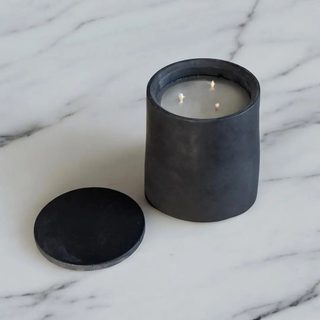 Design Dauerkerze Beton (dünner Docht)