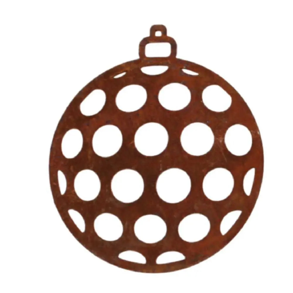 9 x Edelrost Weihnachtsanhänger 7 cm – versch. Motive | Christbaumschmuck - Pille Gartenwelt