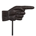 Gartenstecker Wegweiser 18x1x88 cm Clayre & Eef.