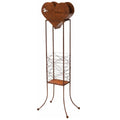 Edelrost Metallherz „Willkommen“ mit Ständer – Deko für Garten & Hochzeit 124 cm - Pille Gartenwelt
