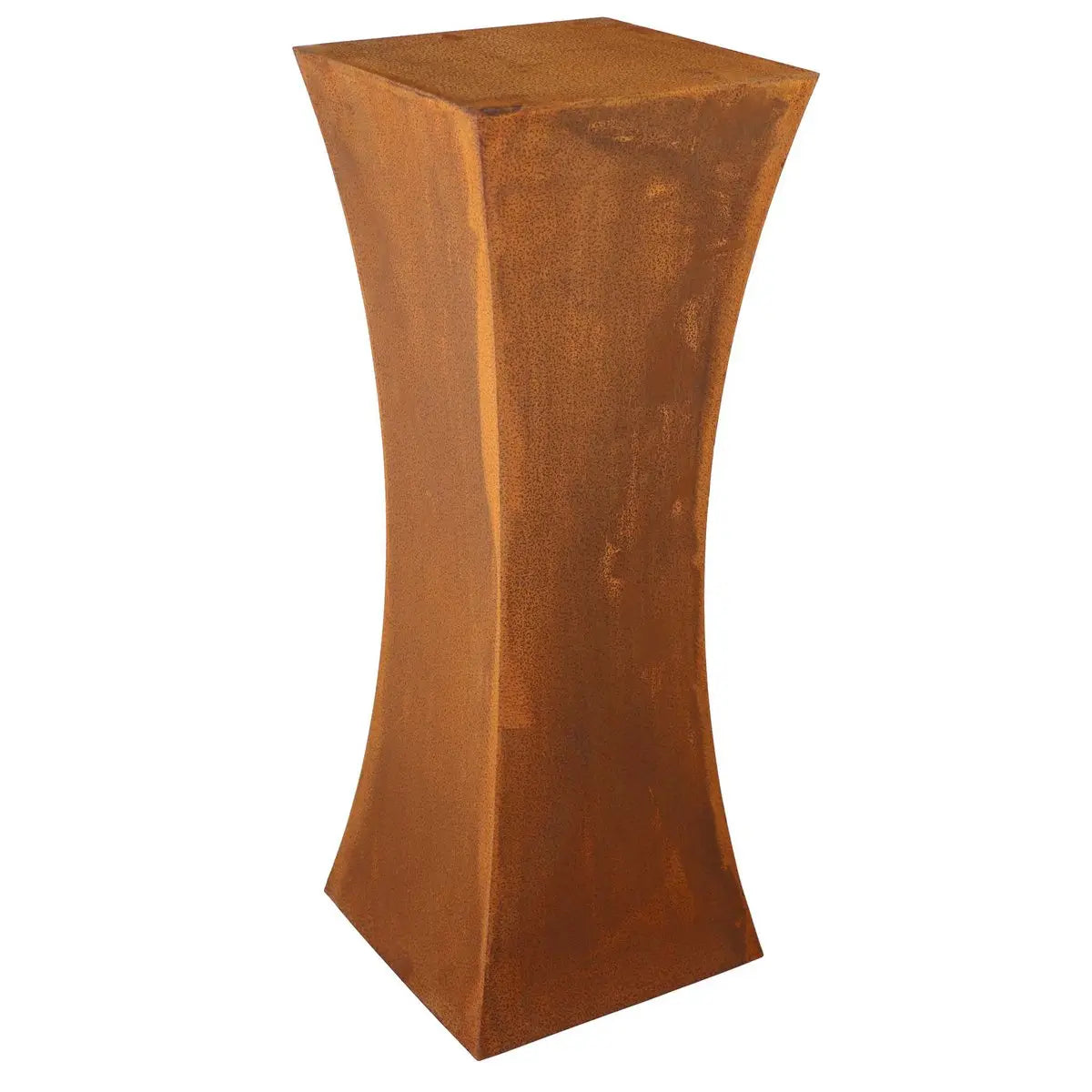 Edelrost Blumensäule Shabby Chic 80 cm – Vintage Dekosäule Metall - Pille Gartenwelt