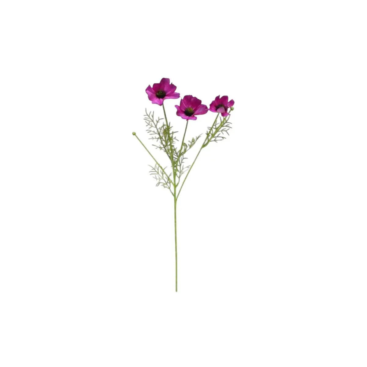 3D echte Chrysantheme lila | Kunstblume aus Seide | Länge 52cm QMF Trading
