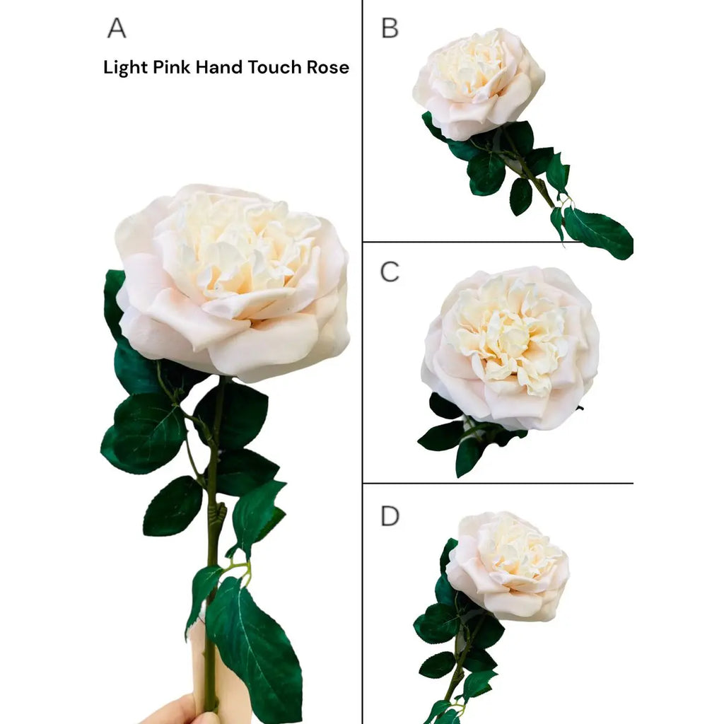 QMF Touch Rose 65cm Hellrosa 2ST QMF Trading