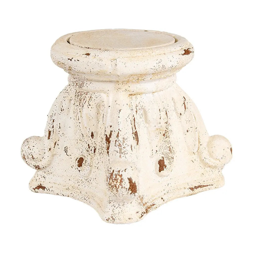 Pflanzentisch 22x22x21 cm Beige Keramikmaterial Clayre & Eef.
