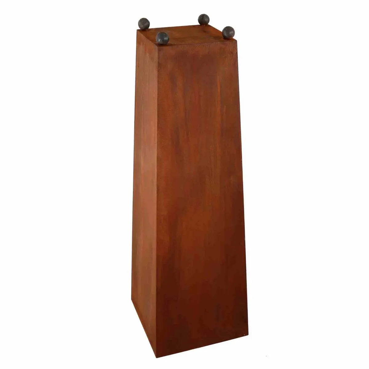 Edelrost Rostsäule 70 cm mit Pflanzschale – 6 Varianten Vintage - Pille Gartenwelt