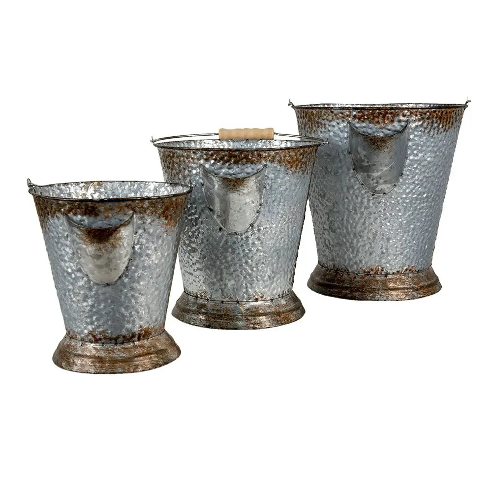 Clayre & Eef. Dekorationseimer (3) Ø 26x28 / Ø 22x24 / Ø 18x20 cm Clayre & Eef.