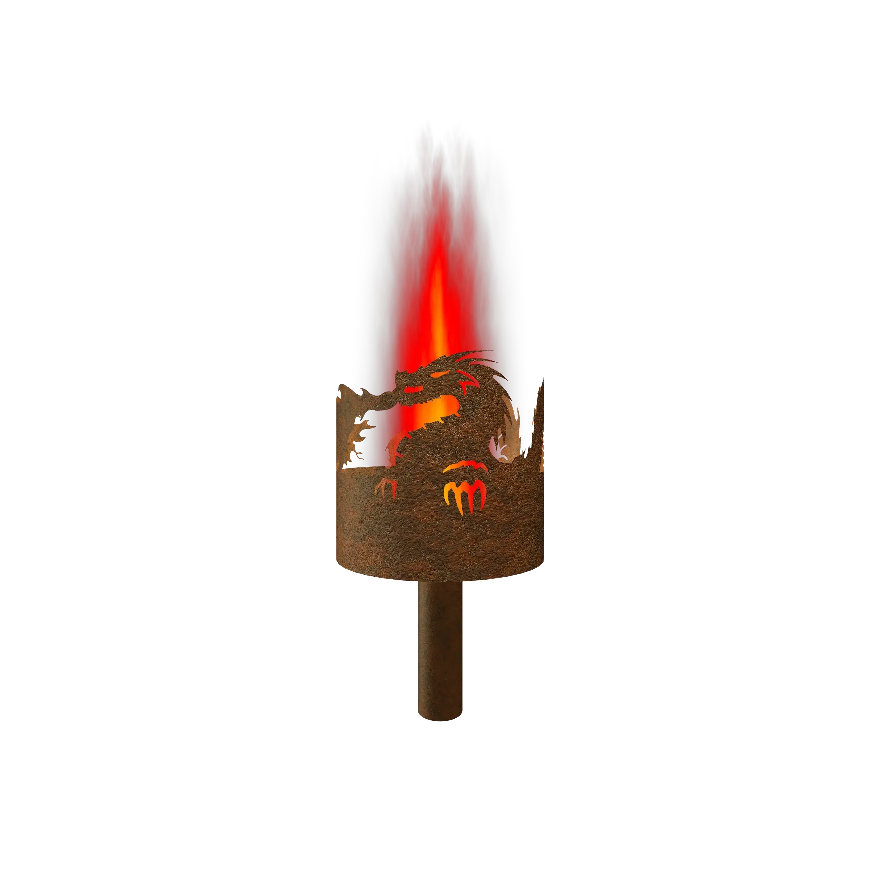 Gartenfackel Feuerdrache