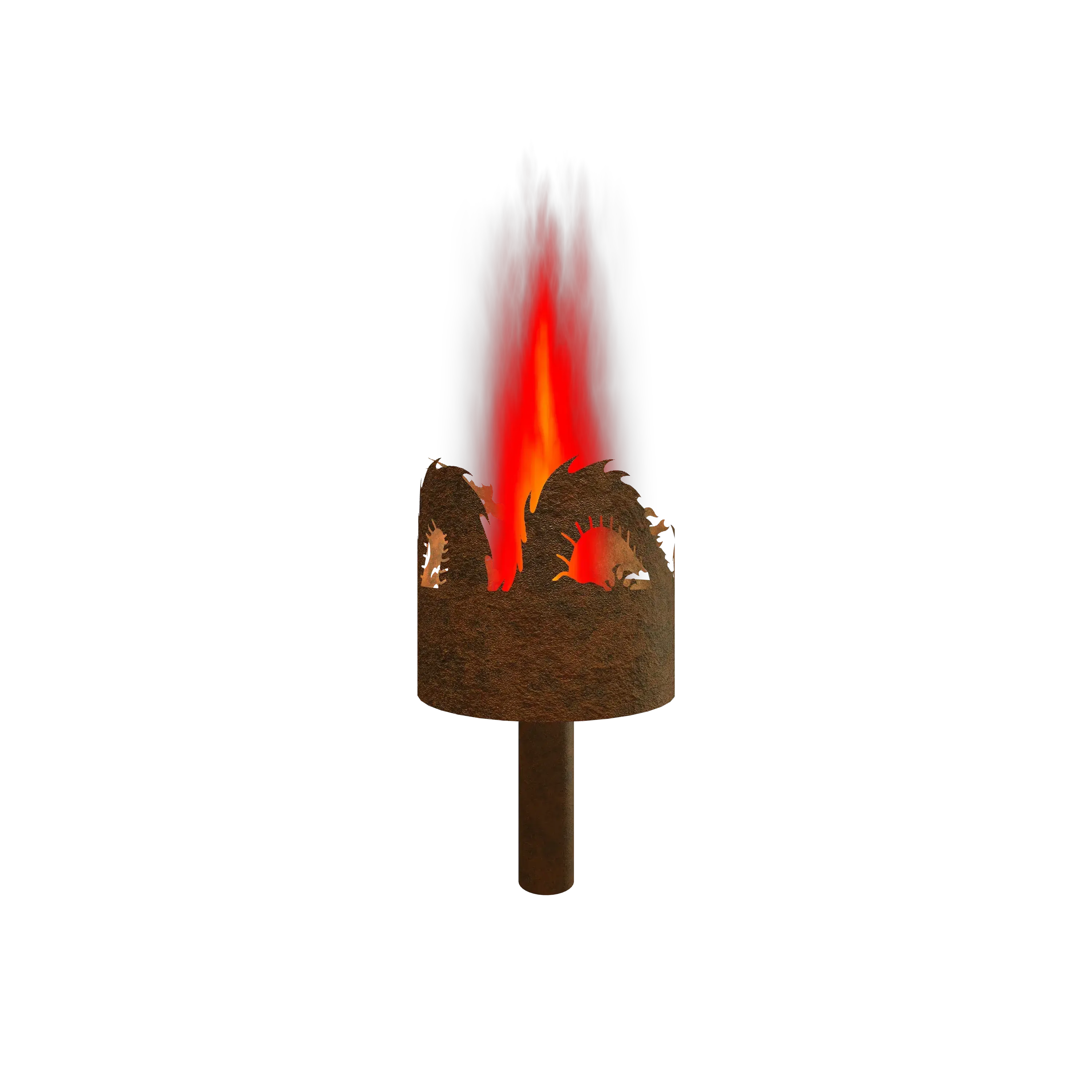 Gartenfackel Feuerdrache