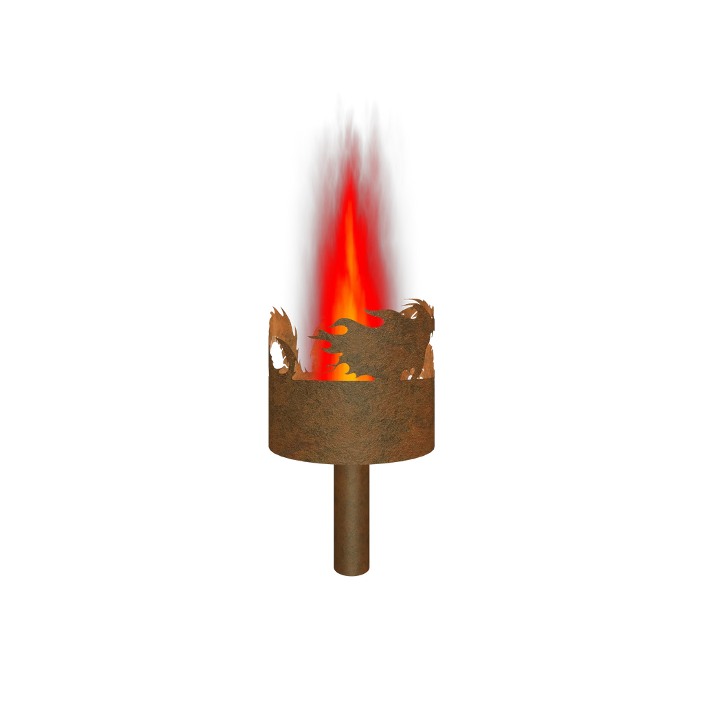 Gartenfackel Feuerdrache