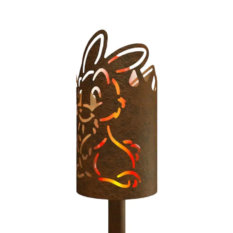 Gartenfackel Hase