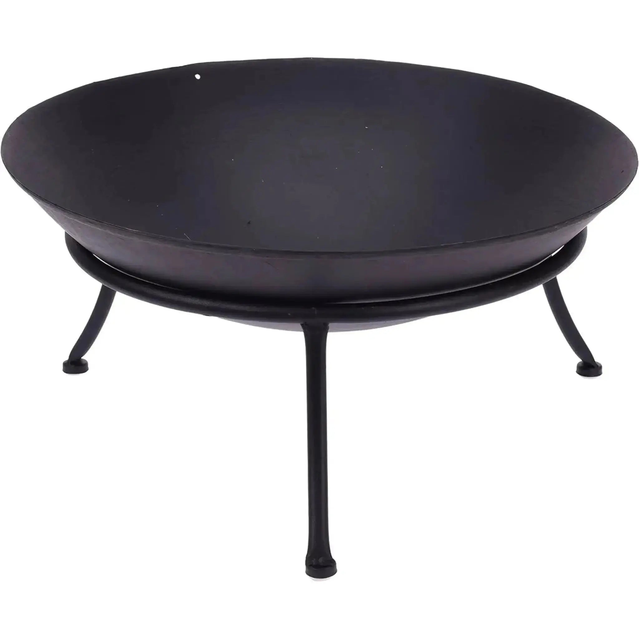 Feuerschale Ø 47 cm Feuerkorb Eisen Metall schwarz Schale Feuer Feuerstelle