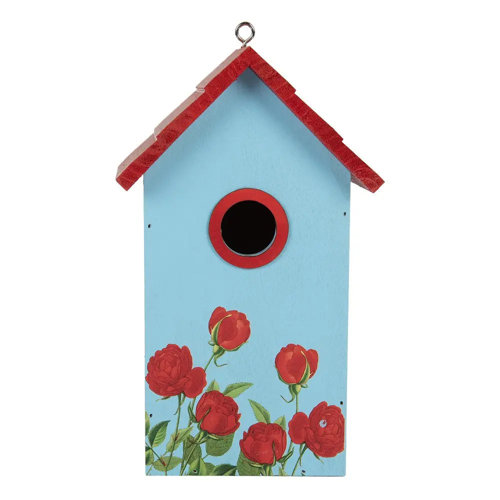 Clayre & Eef. Vogelhaus 15x10x22 cm blaues Holz Clayre & Eef.