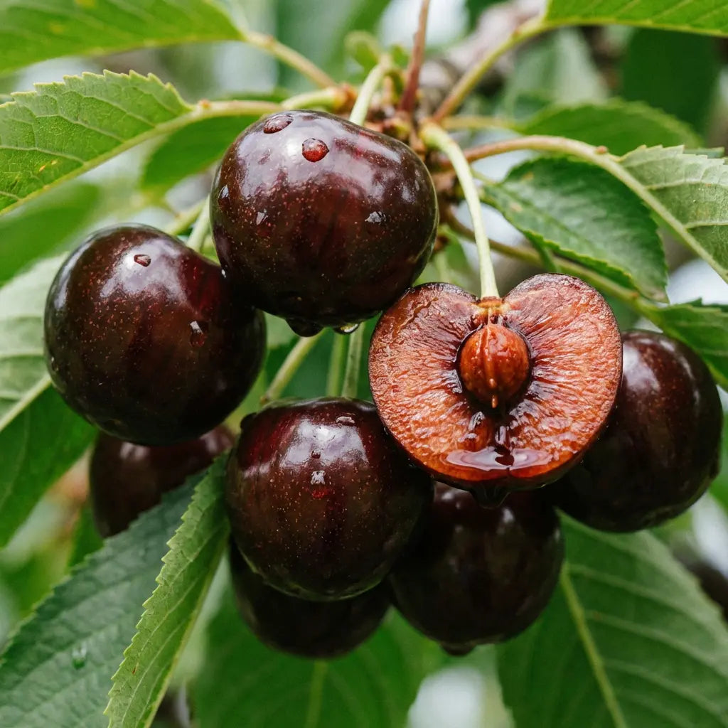 Große Schwarze Knorpelkirsche – Terrassenobst, Busch oder Halbstamm Pille Gartenwelt