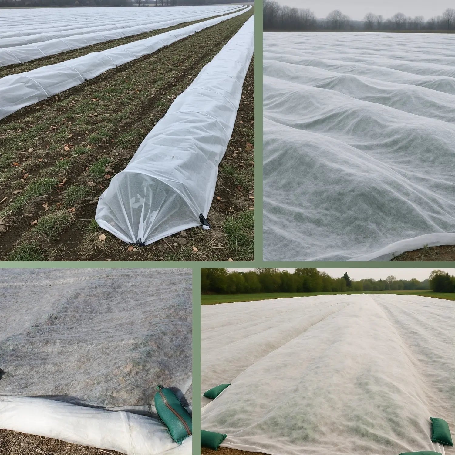 Erntevlies 23g/m² – Frostschutz für Frühbeete