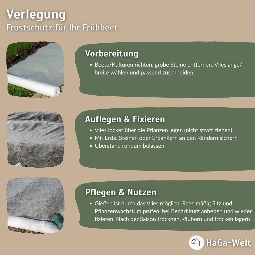 Erntevlies 30 g/m² – effektiver Frostschutz und Wachstumshelfer