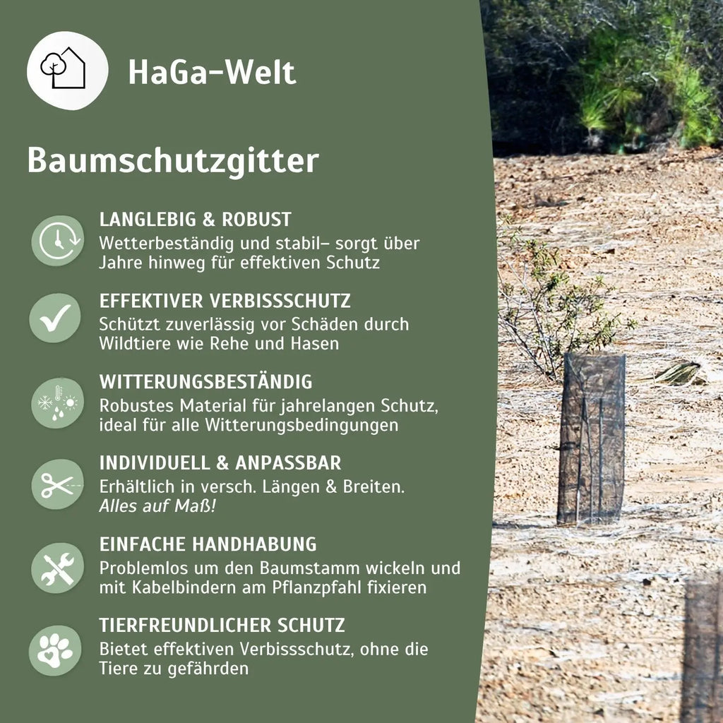 Baumschutzgitter – extra starker Verbissschutz zum Baumschutz