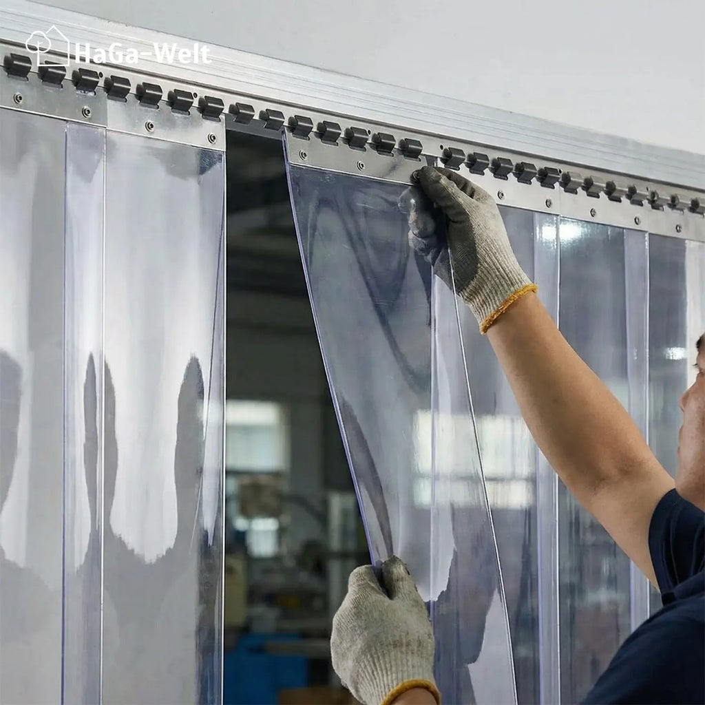 Befestigungsschiene versch. Länge für Lamellenvorhang PVC-Streifenvorhang