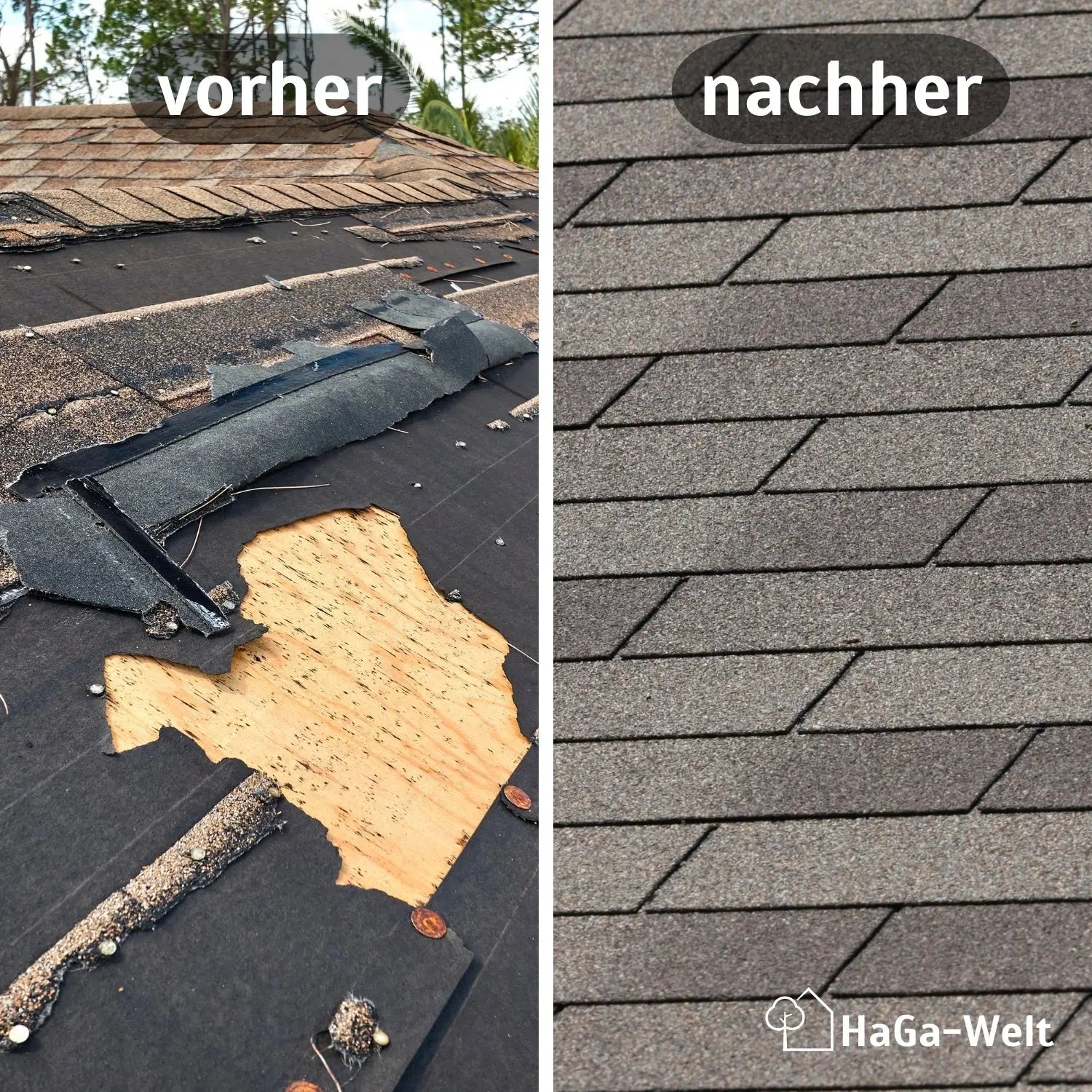 Dachfolie mit oder ohne Aluminium-Beschichtung