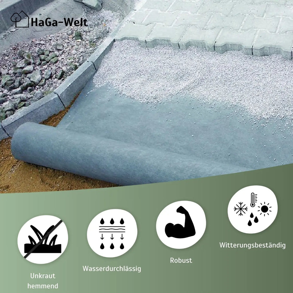 Extra starkes Drainagevlies 200 g/m² – ideal für Teichbau