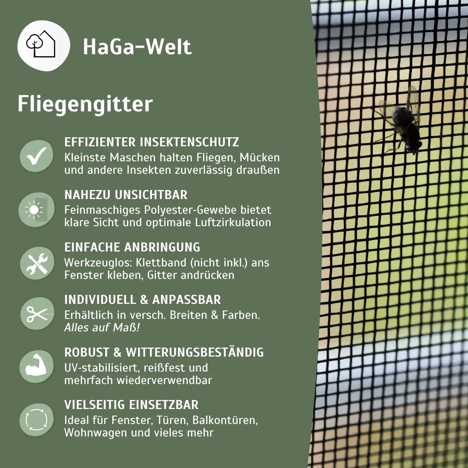 Fliegengitter Meterware – perfekter Insektenschutz für Ihr Zuhause